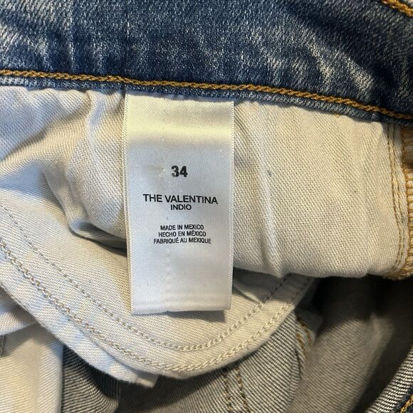 Favorite Daughter Jeans Valentina High Rise Mini Boot Cut Indio 34 Light Blue - Picture 13 of 15